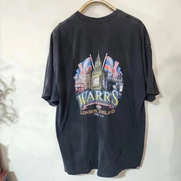 HARLEY Davidson Vintage London Egland tee. Size 2Xl - Picture 3 of 6